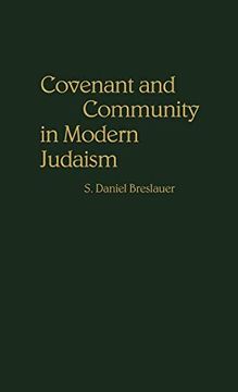 portada Covenant and Community in Modern Judaism (en Inglés)