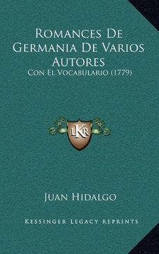 portada Romances de Germania de Varios Autores: Con el Vocabulario (1779)