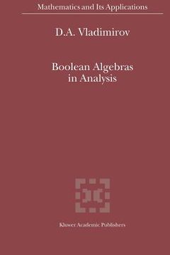 portada boolean algebras in analysis (en Inglés)