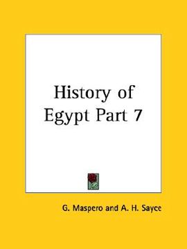 portada history of egypt part 7 (en Inglés)