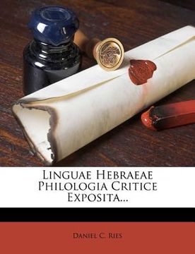 portada linguae hebraeae philologia critice exposita...
