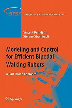 portada modeling and control for efficient bipedal walking robots: a port-based approach (en Inglés)