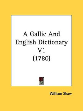 portada a gallic and english dictionary v1 (1780