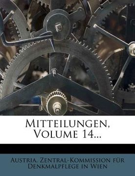 portada Mitteilungen, Volume 14... (en Alemán)