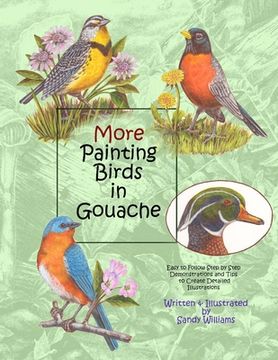 portada More Painting Birds in Gouache (en Inglés)