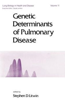portada genetic determinants of pulmonary disease (en Inglés)