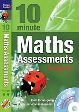 portada Ten Minute Maths Assessments Ages 8-9 (Plus Cd-Rom)