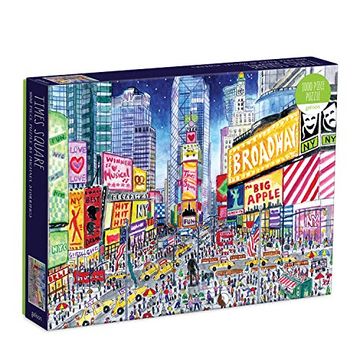 portada Puzzle - Michael Storrings Times Square: 1000 Piece Puzzle (en Inglés)