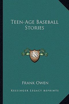 portada teen-age baseball stories (in English)