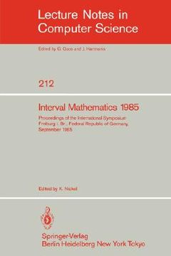 portada interval mathematics 1985 (in English)