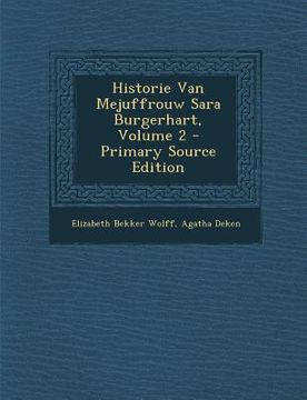 portada Historie Van Mejuffrouw Sara Burgerhart, Volume 2