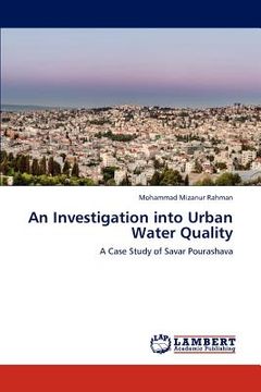 portada an investigation into urban water quality (en Inglés)