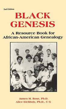 portada Black Genesis: A Resource Book for African-American Genealogy