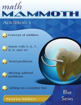 portada Math Mammoth Addition 1 (en Inglés)