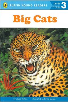 portada Big Cats (Puffin Young Reader - Learning Volume - 3) (en Inglés)