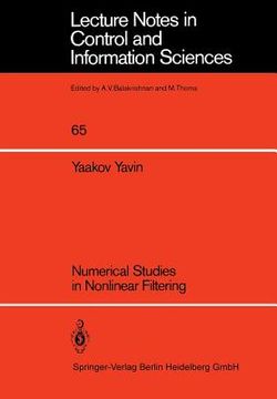 portada numerical studies in nonlinear filtering (en Inglés)