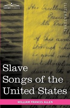 portada slave songs of the united states (en Inglés)
