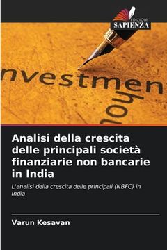 portada Analisi della crescita delle principali società finanziarie non bancarie in India (en Italiano)