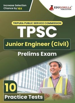 portada TPSC Junior Engineer (Civil) Prelims Exam Book 2023 - Tripura Public Service Commission 12 Practice Tests (1200 Solved Questions) with Free Access to (en Inglés)