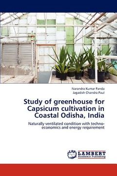 portada study of greenhouse for capsicum cultivation in coastal odisha, india (en Inglés)