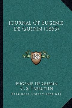 portada journal of eugenie de guerin (1865) (en Inglés)