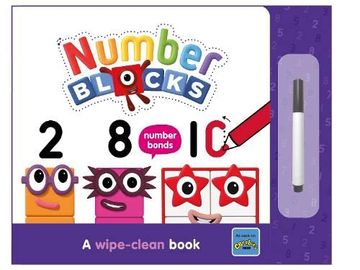 portada Numberblocks Number Bonds: A Wipe-Clean Book 