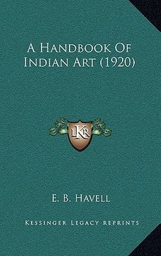 portada a handbook of indian art (1920) (in English)