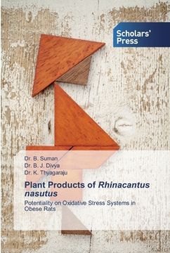 portada Plant Products of Rhinacantus nasutus (in English)