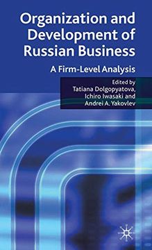 portada Organization and Development of Russian Business: A Firm-Level Analysis (en Inglés)