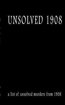portada Unsolved 1908 (in English)