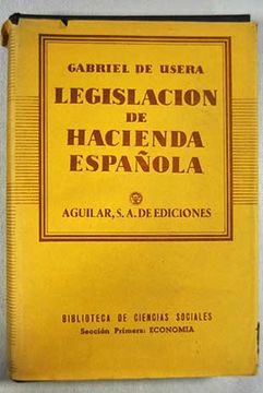 portada Legislacin de hacienda espaola