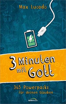 portada Drei Minuten mit Gott: 365 Powerpacks für Deinen Glauben. (en Alemán)