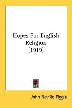 portada hopes for english religion (1919) (en Inglés)