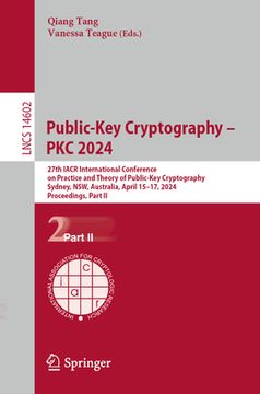 portada Public-Key Cryptography - Pkc 2024: 27th Iacr International Conference on Practice and Theory of Public-Key Cryptography, Sydney, Nsw, Australia, Apri (in English)