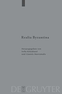 portada Realia Byzantina (en Alemán)