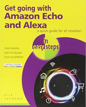 portada Get Going With Amazon Echo and Alexa in Easy Steps (en Inglés)