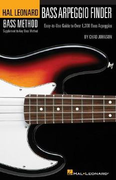 portada bass arpeggio finder: easy-to-use guide to over 1,300 bass arpeggios hal leonard bass method (in English)