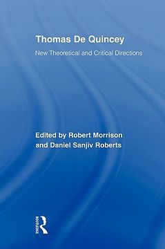 portada thomas de quincey: new theoretical and critical directions (en Inglés)