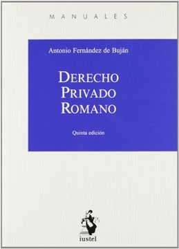 portada derecho privado romano, 5ª ed