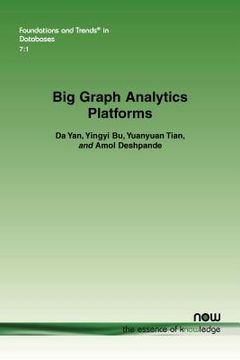 portada Big Graph Analytics Platforms (en Inglés)