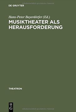 portada Musiktheater als Herausforderung (Theatron) (German Edition)
