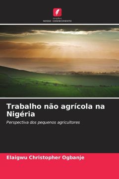 portada Trabalho nã â£o Agrã Â­Cola na Nigã Â©Ria