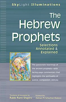 portada The Hebrew Prophets: Selections Annotated & Explained (Skylight Illuminations) (en Inglés)