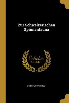 portada Zur Schweizerischen Spinnenfauna (en Alemán)