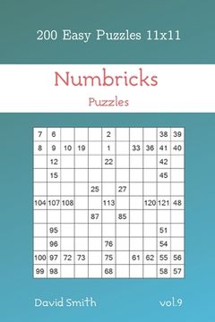 portada Numbricks Puzzles - 200 Easy Puzzles 11x11 vol.9 (in English)
