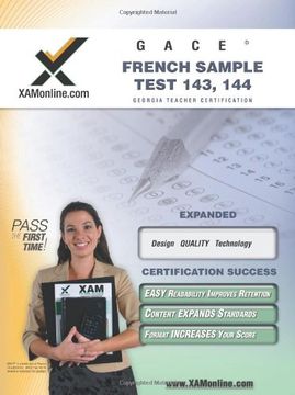 portada Gace French Sample Test 143, 144 Teacher Certification Test Prep Study Guide (in English)