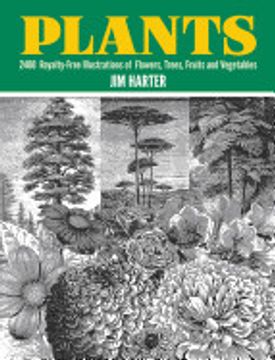 portada Plants: 2400 Designs (Dover Pictorial Archive) (en Inglés)