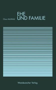 portada Ehe Und Familie (en Alemán)