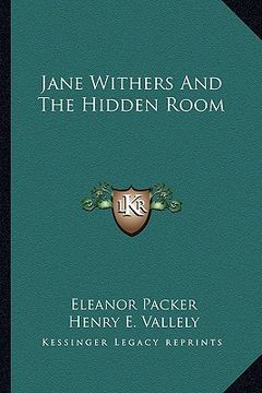 portada jane withers and the hidden room