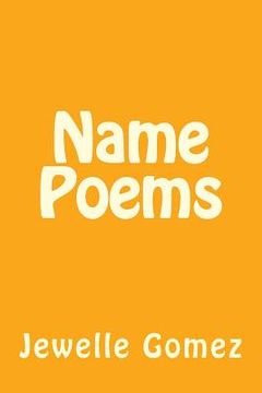 portada Name Poems (en Inglés)
